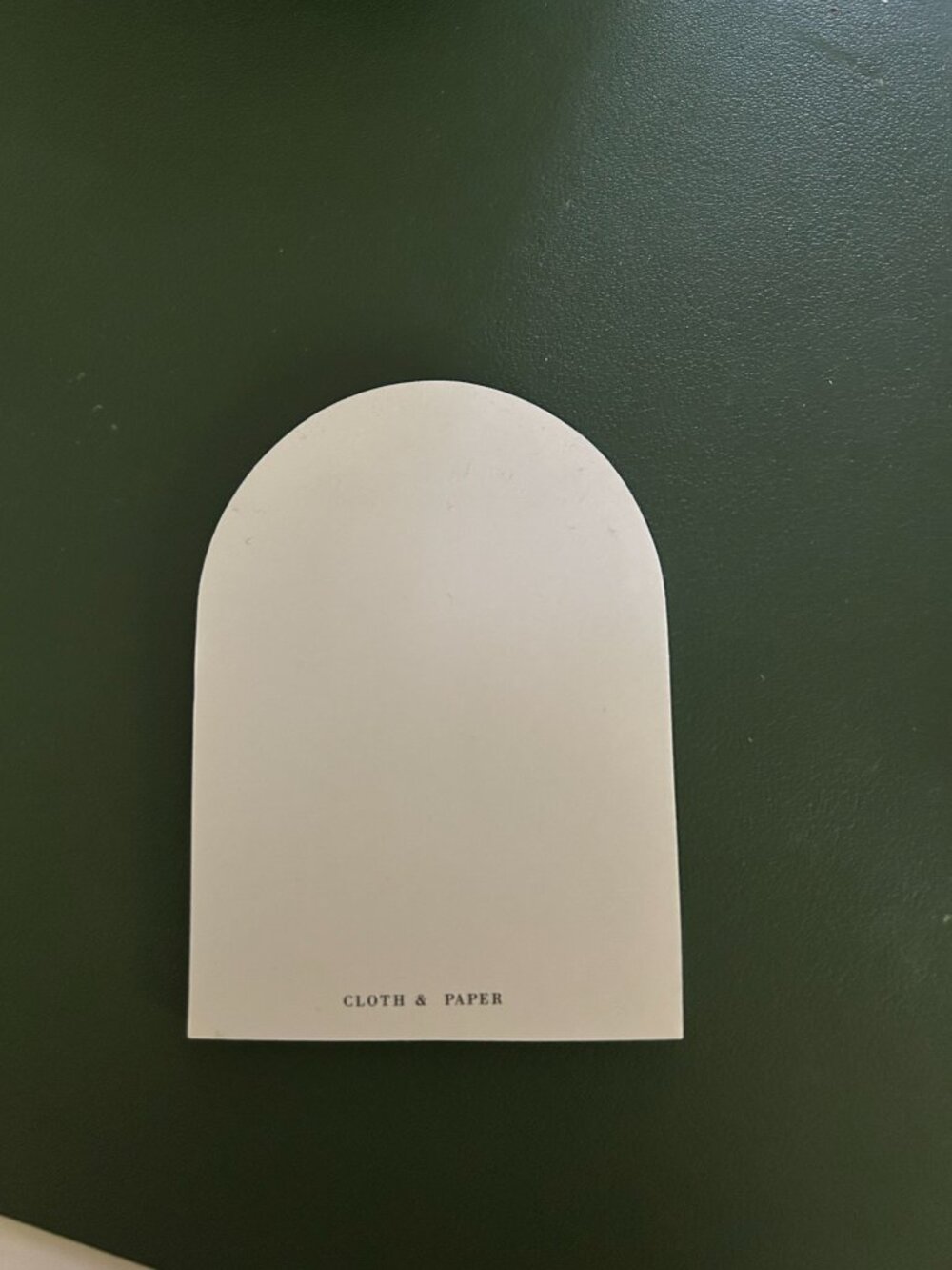 Cloth + Paper Domed Arch Sticky Notes